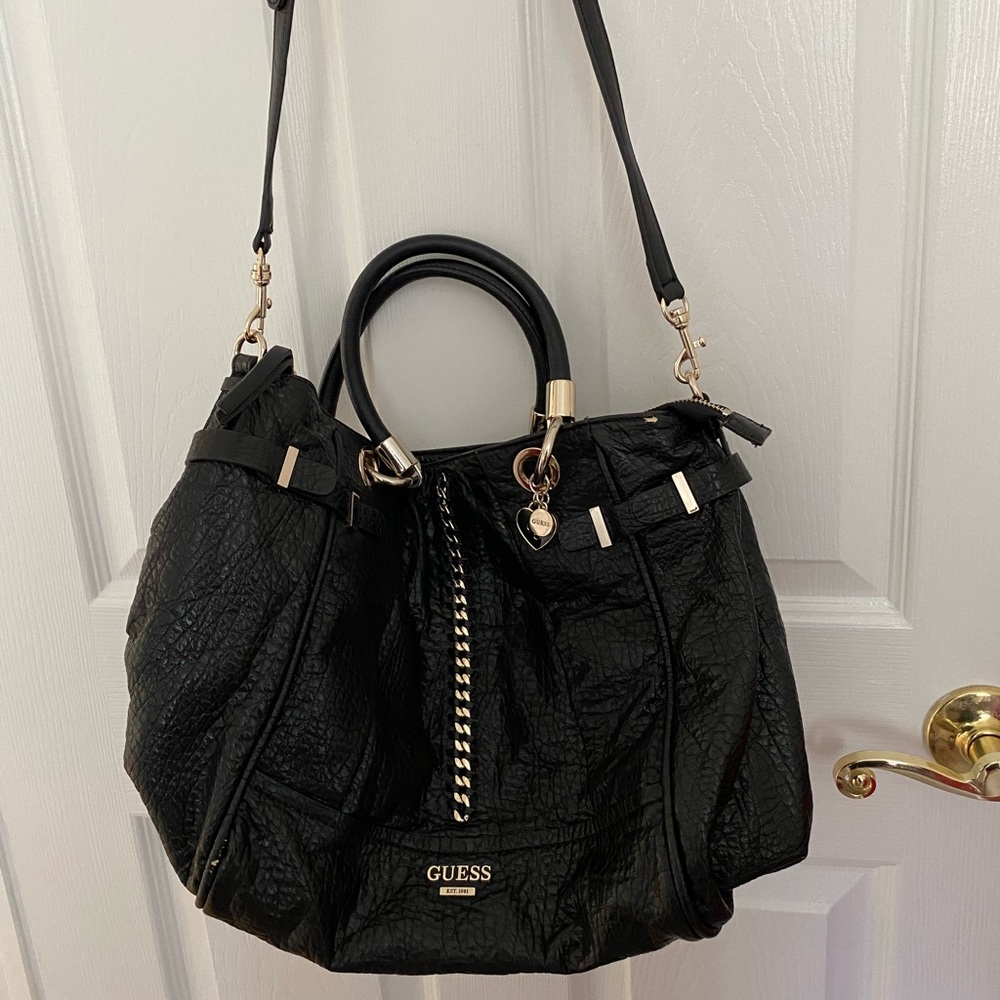 Guess black purse